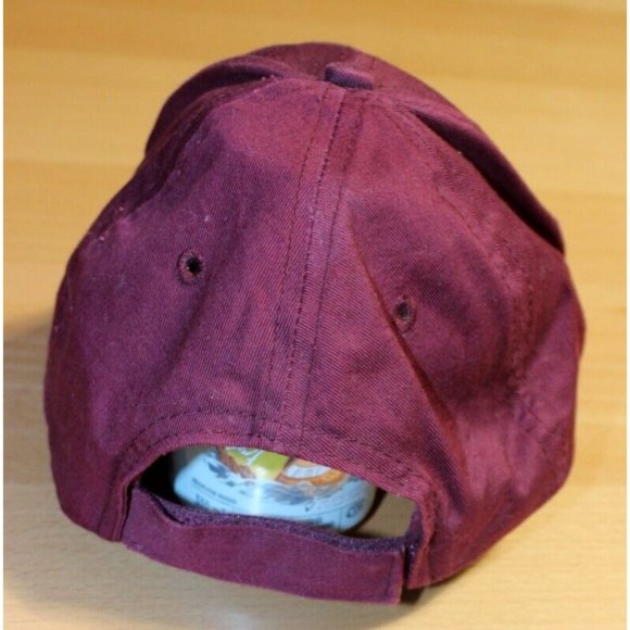 McMaster Dragon Boat Club Snapback Hat Cap Mens OS One Size Adjustable Burgundy - Picture 4 of 8